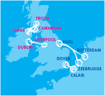 PO Ferry Routes